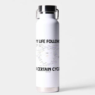 Mijn leven volgt een bepaalde cycluscyclus waterfles