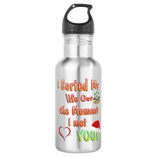 Mijn leven voor jou uitrusten waterfles 