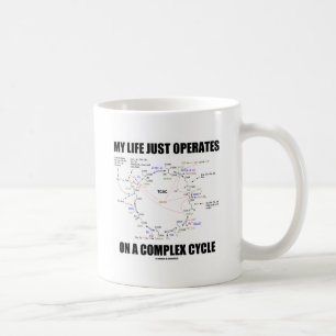 Mijn leven werkt alleen op een complexe cyclus (Kr Koffiemok