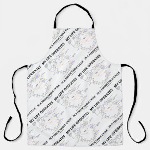 Mijn leven werkt in een voorspelbare cyclus. schort