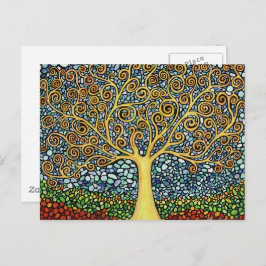 Mijn levensboom briefkaart (Voorkant / Achterkant)