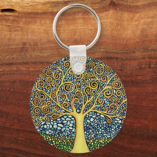 Mijn levensboom sleutelhanger (Voorkant)