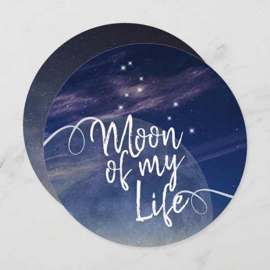 Mijn levenskaarten save the date (Voorkant / Achterkant)