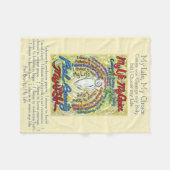Mijn levenskeuzekanker Angel Soft Fleece Blankets (Voorkant (Horizontaal))
