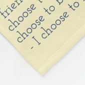 Mijn levenskeuzekanker Angel Soft Fleece Blankets (Hoek)