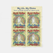 Mijn levenskeuzekanker Angel Soft Fleece Blankets (Voorkant)