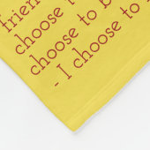 Mijn levenskeuzekanker Angel Soft Fleece Blankets Deken (Hoek)