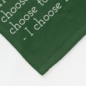 Mijn levenskeuzekankergedicht Soft Fleece Blanket Deken (Hoek)