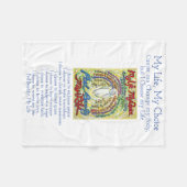Mijn levenskeuzekankergedicht Soft Fleece Blankets (Voorkant (Horizontaal))