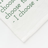 Mijn levenskeuzekankergedicht Soft Fleece Blankets Deken (Hoek)