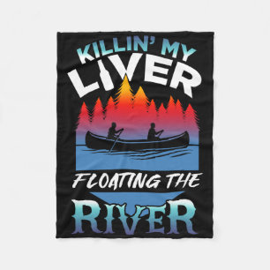 Mijn lever doden door alleen maar op de rivier te  fleece deken