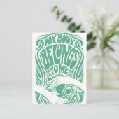 Mijn lichaam behoort tot mij briefkaart (Staand voorkant)