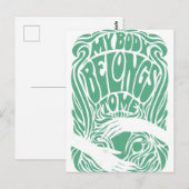 Mijn lichaam behoort tot mij briefkaart (Voorkant / Achterkant)