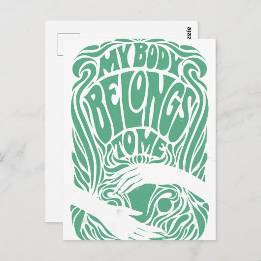 Mijn lichaam behoort tot mij briefkaart (Voorkant / Achterkant)