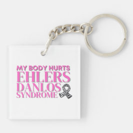 Mijn lichaam doet EDS pijn Sleutelhanger