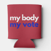 Mijn lichaam en mijn stem in november blikjeskoeler (Achterkant)