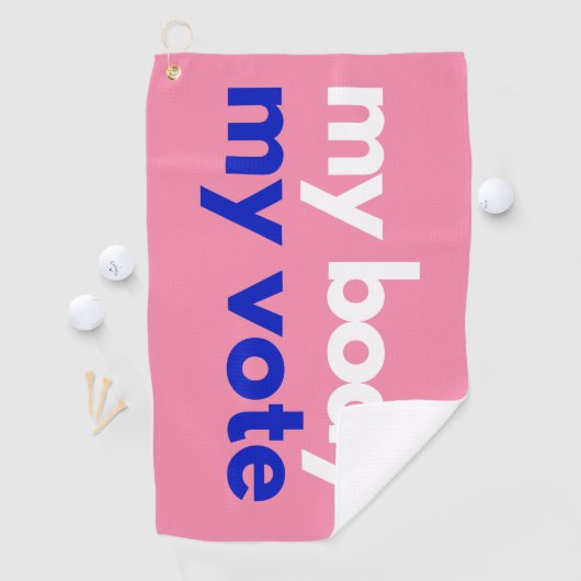 Mijn lichaam en mijn stem in november golfhanddoek (Insitu)