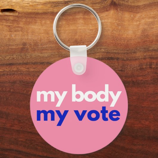 Mijn lichaam en mijn stem in november sleutelhanger (Voorkant)