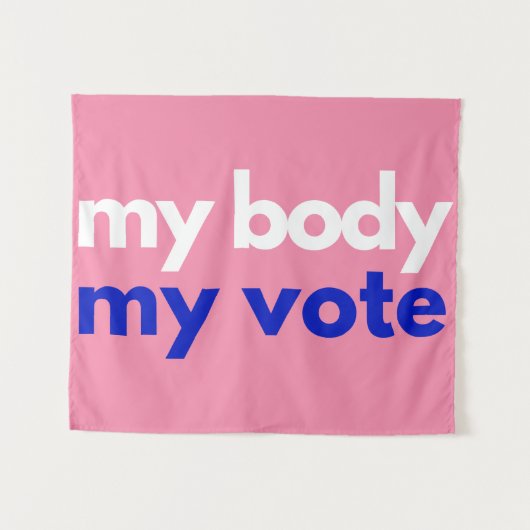 Mijn lichaam en mijn stem in november wandkleed (Voorkant (horizontaal))