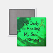 Mijn lichaam is aan het genezen, Lyme ziekte beves Magneet (Voorkant / Achterkant)