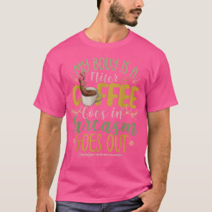 Mijn lichaam is een filterkoffie in Sarcasm. T-shirt