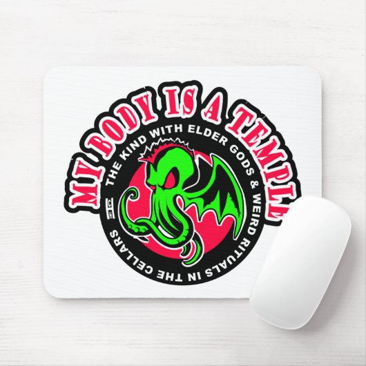 MIJN LICHAAM IS EEN TEMPEL MUISMAT (Met muis)