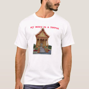 MIJN LICHAAM IS EEN TEMPEL. T-SHIRT