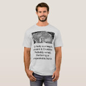 Mijn lichaam is een tempel t-shirt (Voorkant volledig)