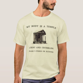 Mijn lichaam is een tempel t-shirt