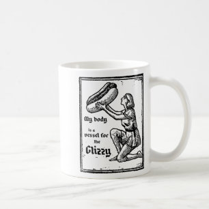 Mijn Lichaam Is Een Vaartuig Voor De Glizzy Hot Do Koffiemok