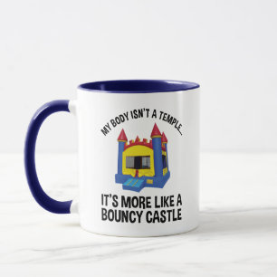Mijn lichaam is geen tempel... het is een Bouncy C Mok