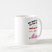 Mijn lichaam kan in de Kantoor zijn...Maui Koffiemok (Voorkant rechts)