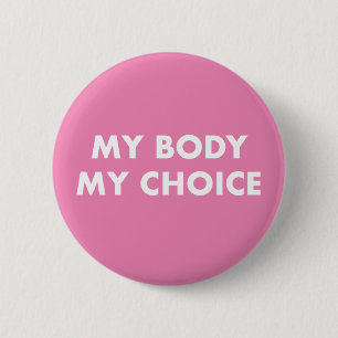 Mijn lichaam Mijn Button voor de badge van het Keu