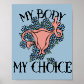 Mijn lichaam Mijn favoriete feministe Poster (Voorkant)
