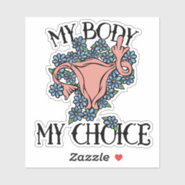 Mijn lichaam Mijn favoriete feministe Sticker