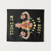 Mijn lichaam Mijn favoriete feministe Wandkleed (Voorkant (horizontaal))