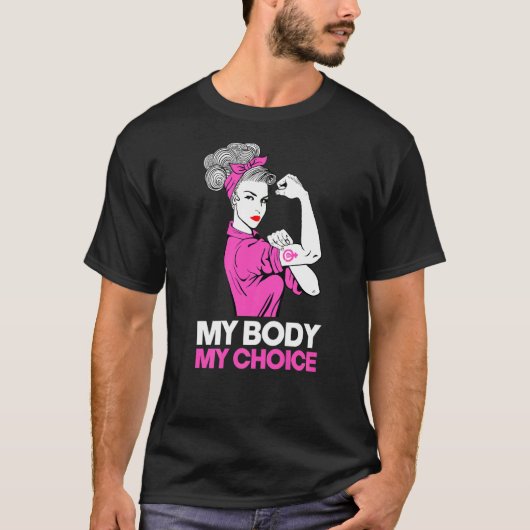 Mijn lichaam Mijn keuze Feminist Pro Choice Women' T-shirt (Voorkant)
