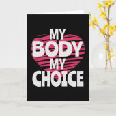 Mijn lichaam Mijn keuze Kaart (Gele Bloem)