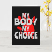 Mijn lichaam Mijn keuze Kaart (Gele Bloem)