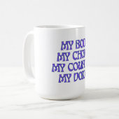 Mijn lichaam, mijn keuze koffiemok (Voorkant links)