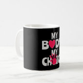 Mijn lichaam Mijn keuze Koffiemok (Voorkant links)