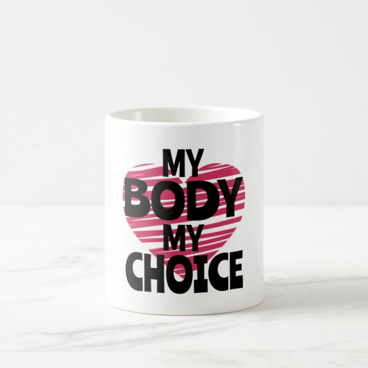 Mijn lichaam Mijn keuze Koffiemok (Center)