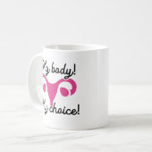 Mijn lichaam Mijn keuze Koffiemok (Voorkant links)