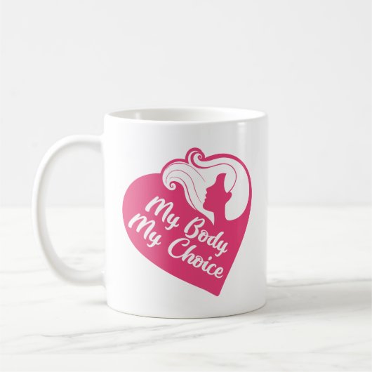 Mijn lichaam Mijn keuze Koffiemok (Links)