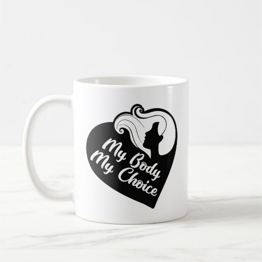 Mijn lichaam Mijn keuze Koffiemok (Links)