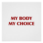 Mijn lichaam, mijn keuze poster (Voorkant)