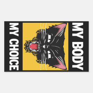 Mijn lichaam Mijn keuze Sticker
