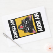 Mijn lichaam Mijn keuze Sticker (Envelop)