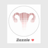 Mijn lichaam Mijn keuze Sticker (Vel)