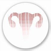 Mijn lichaam Mijn keuze Sticker (Voorkant)